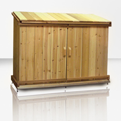 Outdoor Garbage Can Storage Shed