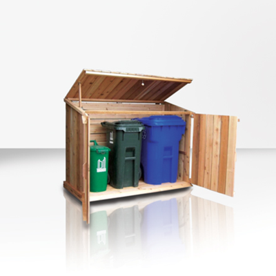 Woodwork Wooden Garbage Can Holder Plans PDF Plans