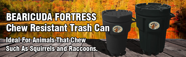 Fortress bearproof trash can