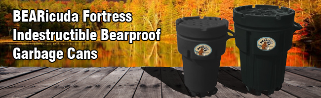 Fortress bearproof trash can banner