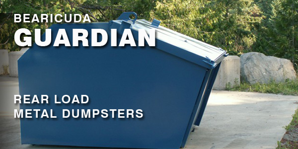 Guardian Rearload Metal Dumpster