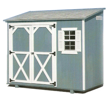 trash can storage shed