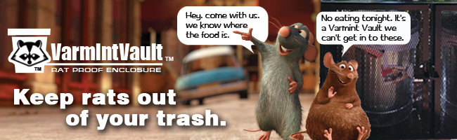 Rat Proof Trash Can Enclosure