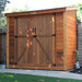 trash can storage shed