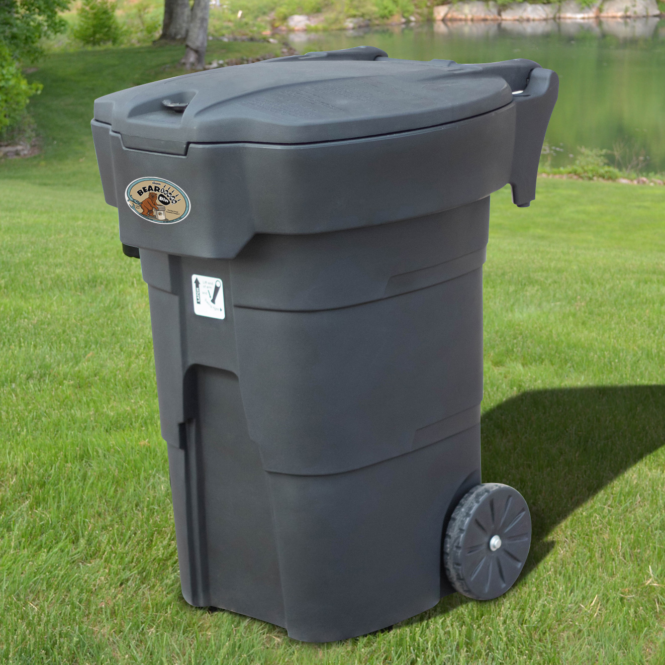 Stealth2 65 gallon bearproof trash can