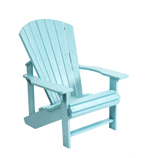 Aqua Adirondack Chair