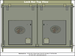 Lockbar top view