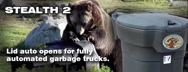 Bearproof trash can